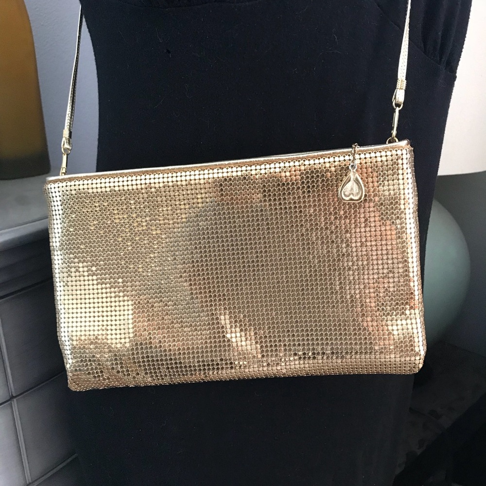 Whiting and Davis vintage shoulder bag